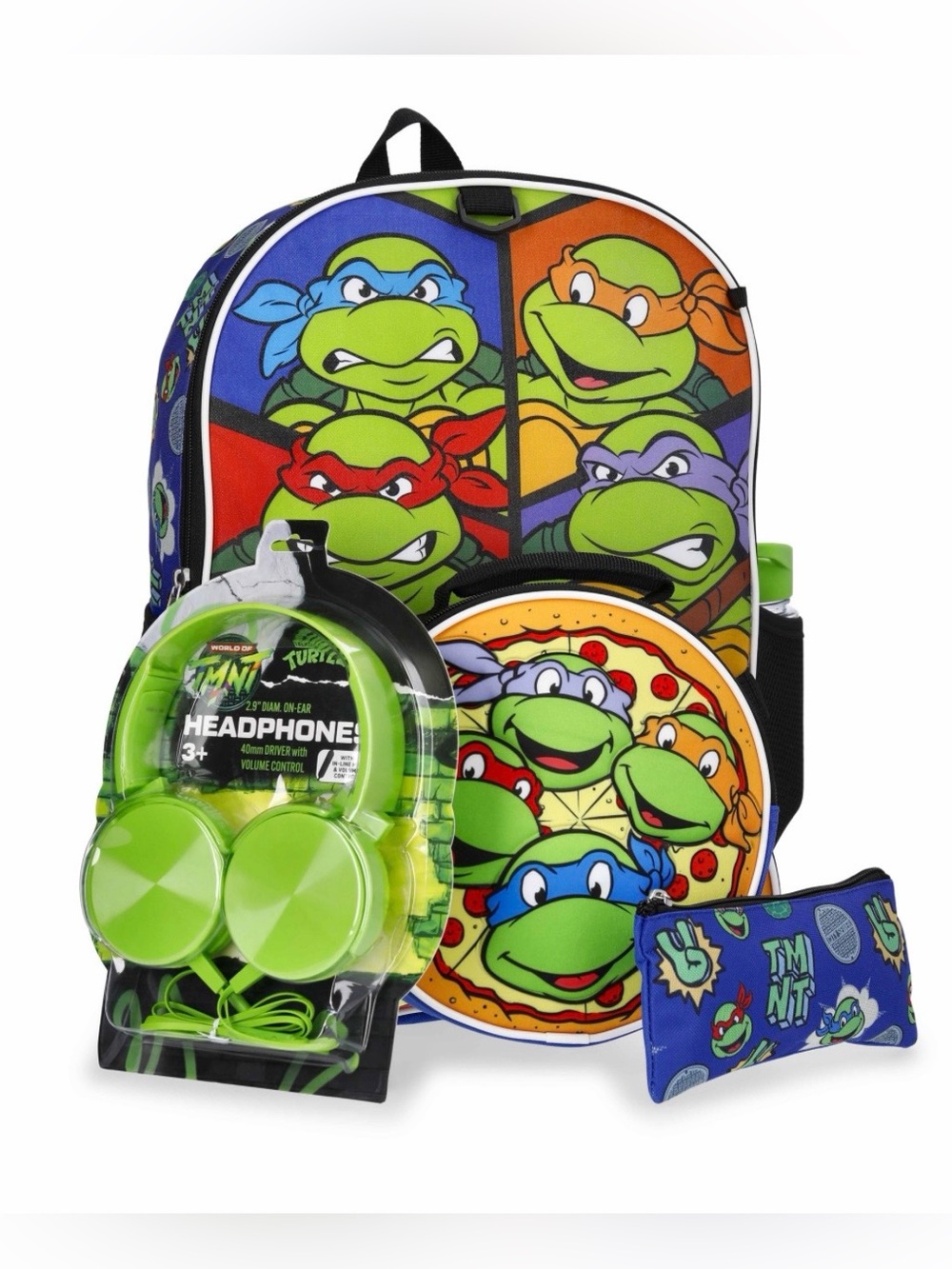 Teenage Mutant Ninja Turtles Backpack 6 pc Set NEW!